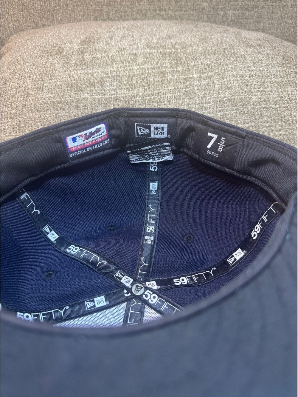 Seattle Mariners New Era 59FIFTY Fitted Hat - Size 7 5/8 - Picture 8 of 10